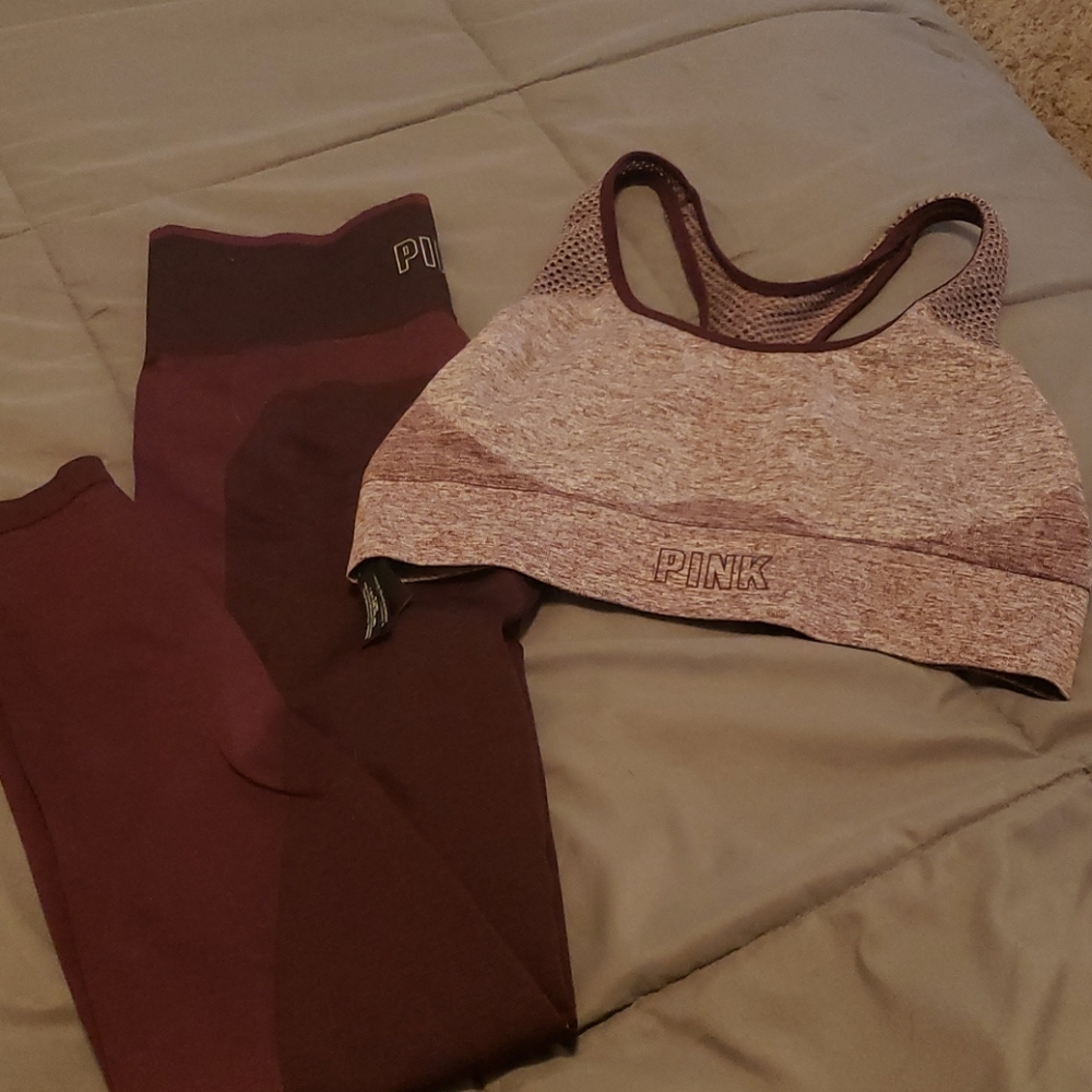 Leggings and bra
